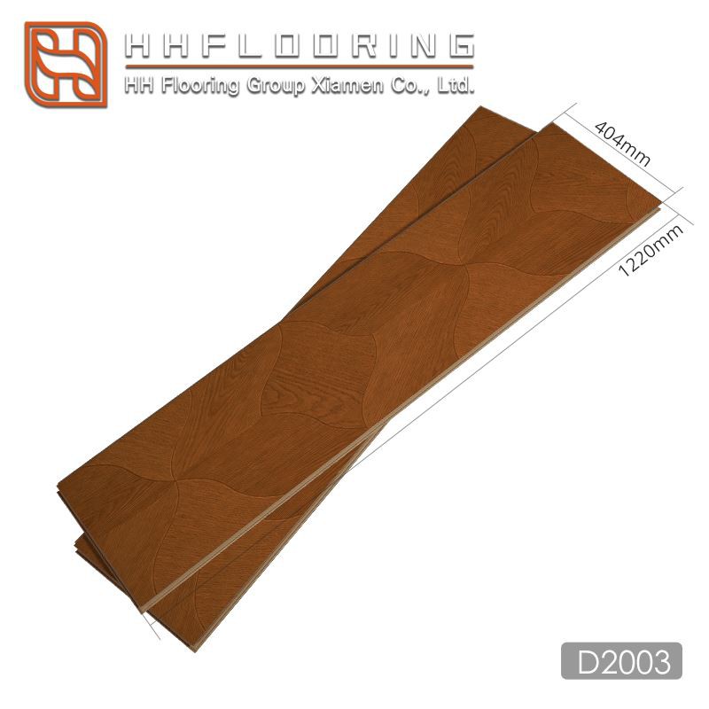 embossed brown parquet laminate